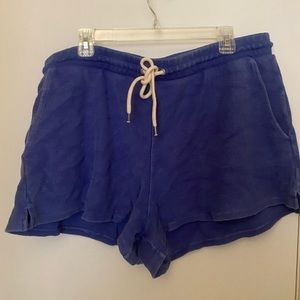 Gap blue sweat shorts-size xl